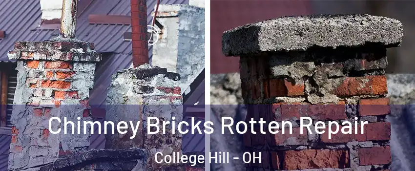 Chimney Bricks Rotten Repair College Hill - OH