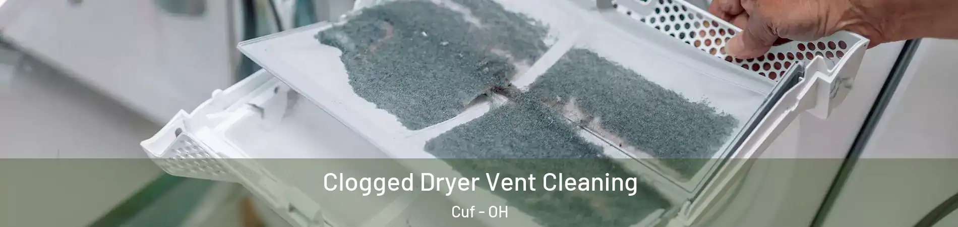 Clogged Dryer Vent Cleaning Cuf - OH