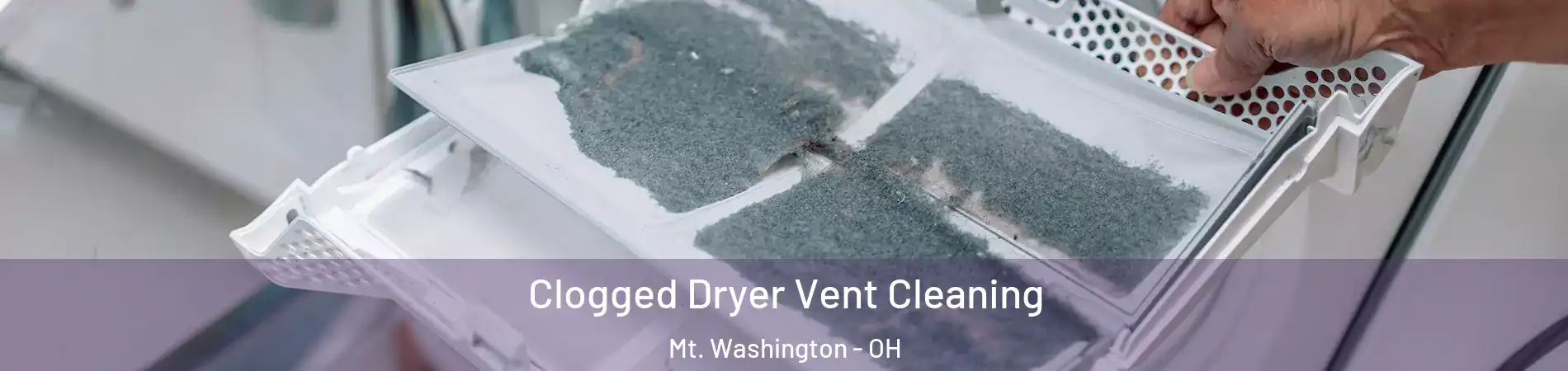 Clogged Dryer Vent Cleaning Mt. Washington - OH