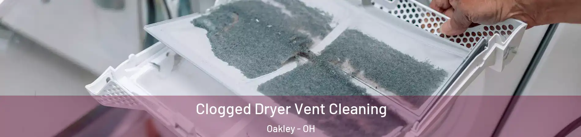 Clogged Dryer Vent Cleaning Oakley - OH