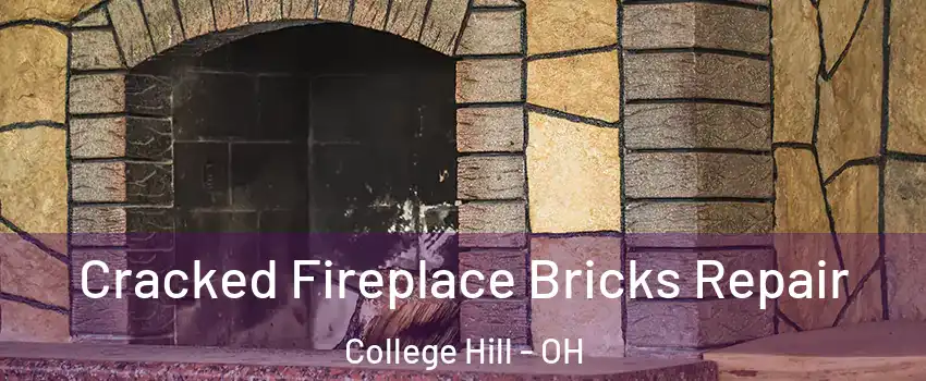 Cracked Fireplace Bricks Repair College Hill - OH