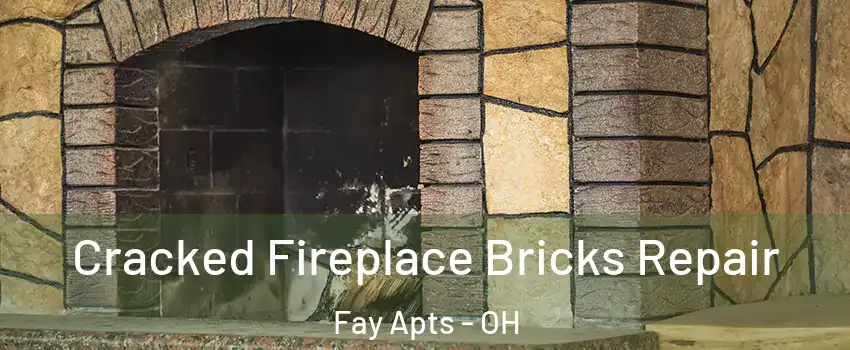 Cracked Fireplace Bricks Repair Fay Apts - OH