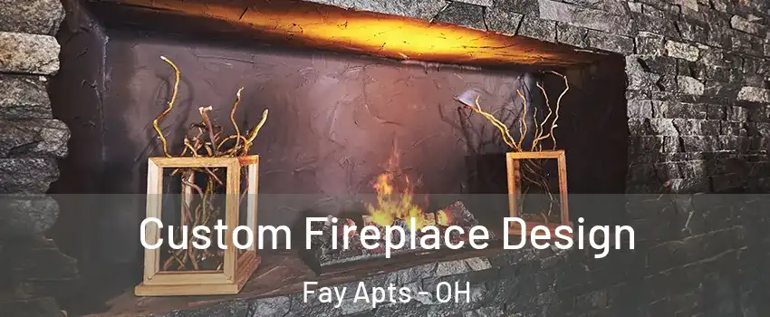 Custom Fireplace Design Fay Apts - OH