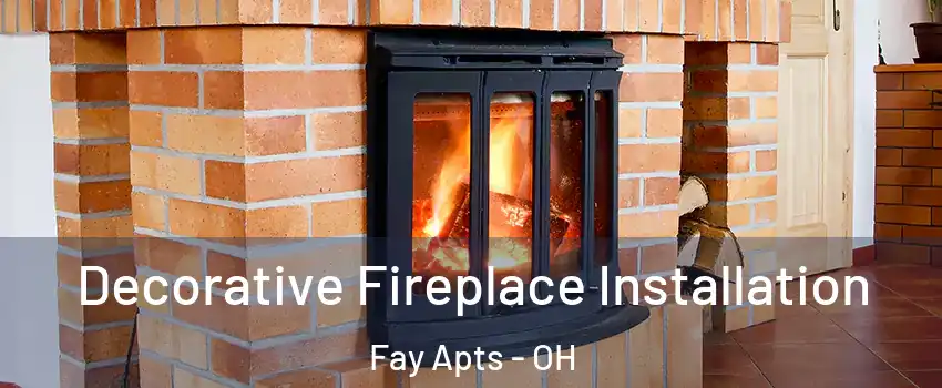 Decorative Fireplace Installation Fay Apts - OH