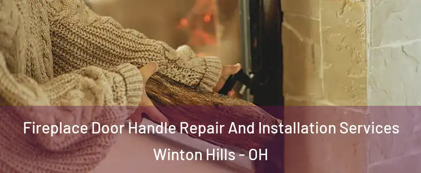 Fireplace Door Handle Repair And Installation Services Winton Hills - OH