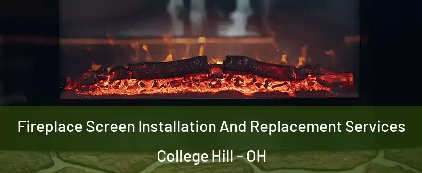 Fireplace Screen Installation And Replacement Services College Hill - OH