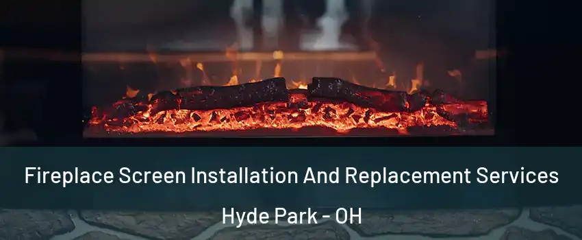 Fireplace Screen Installation And Replacement Services Hyde Park - OH