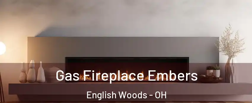 Gas Fireplace Embers English Woods - OH