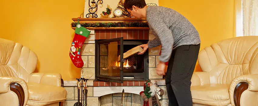 Rusted Metal Fireplace Restoration in Sayler Park, Ohio