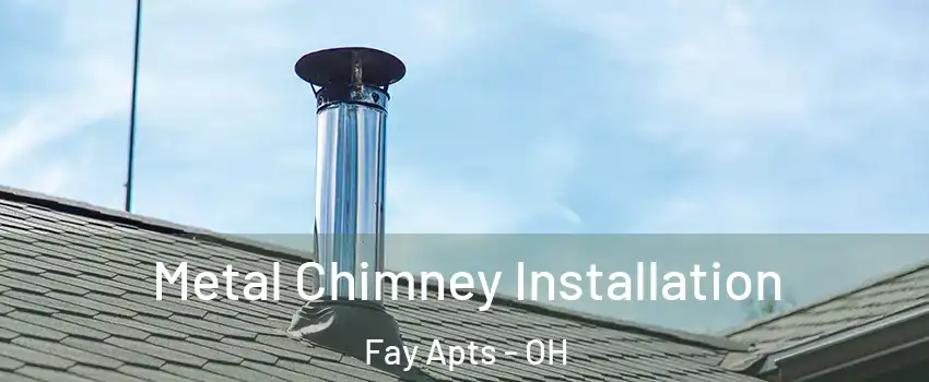 Metal Chimney Installation Fay Apts - OH