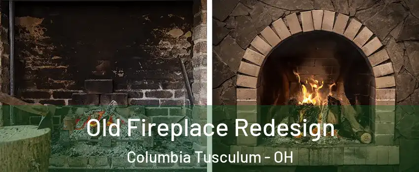 Old Fireplace Redesign Columbia Tusculum - OH