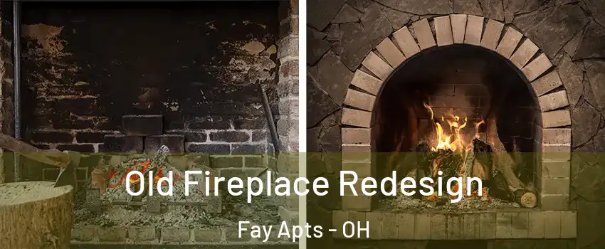 Old Fireplace Redesign Fay Apts - OH