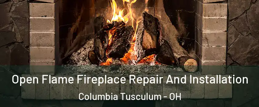 Open Flame Fireplace Repair And Installation Columbia Tusculum - OH