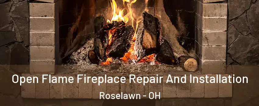 Open Flame Fireplace Repair And Installation Roselawn - OH