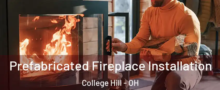 Prefabricated Fireplace Installation College Hill - OH