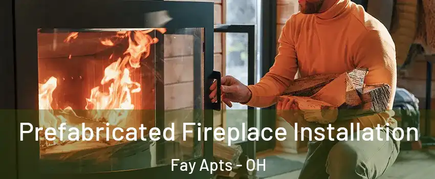 Prefabricated Fireplace Installation Fay Apts - OH